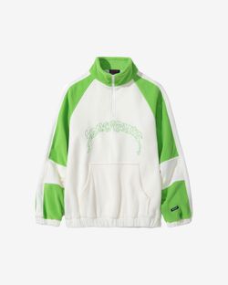 Толстовка Turbo fleece лаймовый / белый