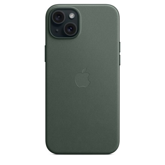 Чехол Apple для iPhone 15 Plus FineWoven с MagSafe Зеленый