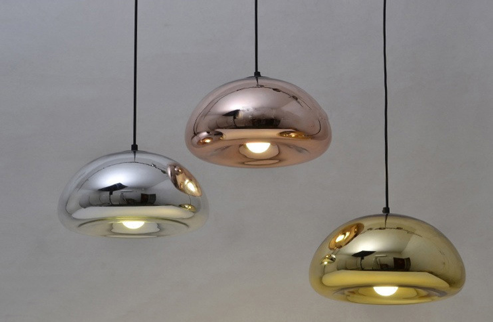 Подвесной дизайнерский светильник  Void от Tom Dixon D15 (серебряный)