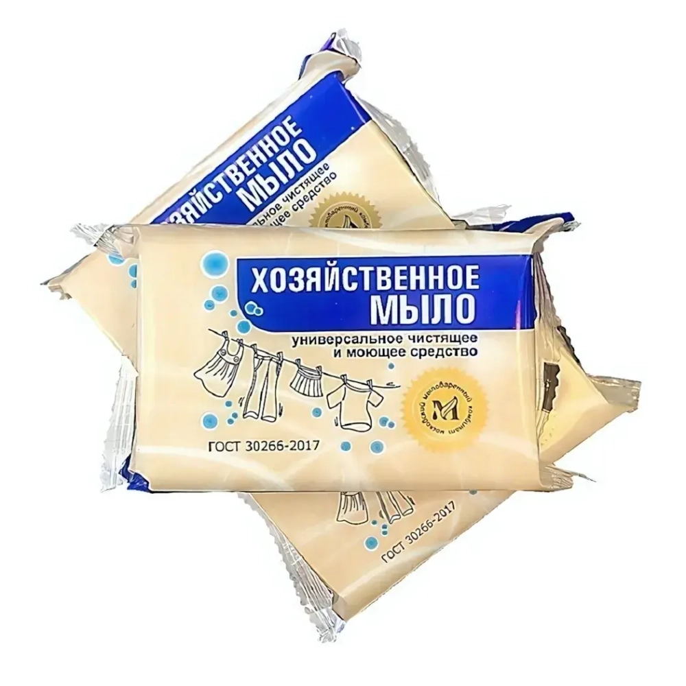Мыло хоз ММК 72% 200г в цветной обертке (60) ГОСТ 30266-2017