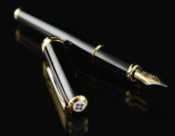 Перьевая ручка Diplomat Excellence A2 black lacquer gold F (D40203023) 3