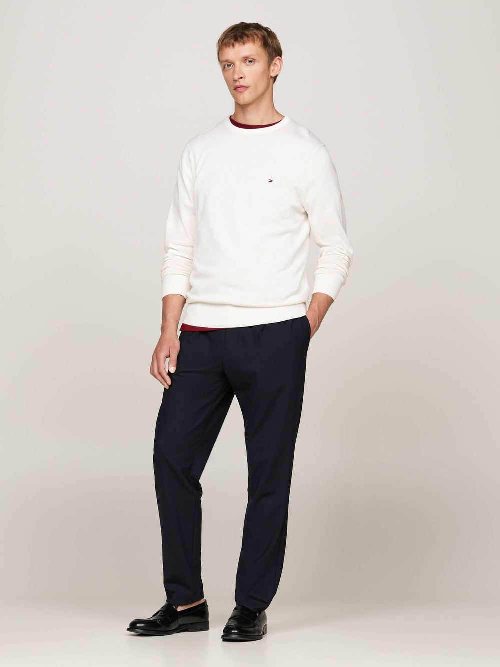 Свитер Tommy Hilfiger - экрю(MW0MW14748)