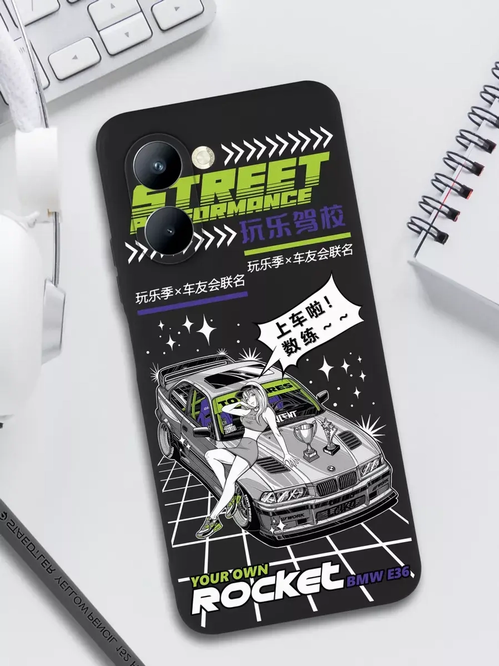 Чехол на Realme C33 c принтом