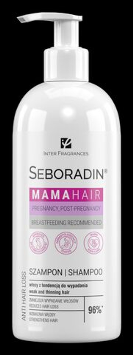 Укрепляющий шампунь Seboradin MAMA HAIR для беременных и кормящих мам 400 мл