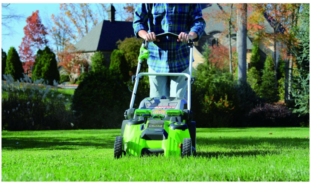 Газонокосилка аккумуляторная GREENWORKS TwinForce G40LM49DB 40В,49см,без АКБ и ЗУ (2500207)