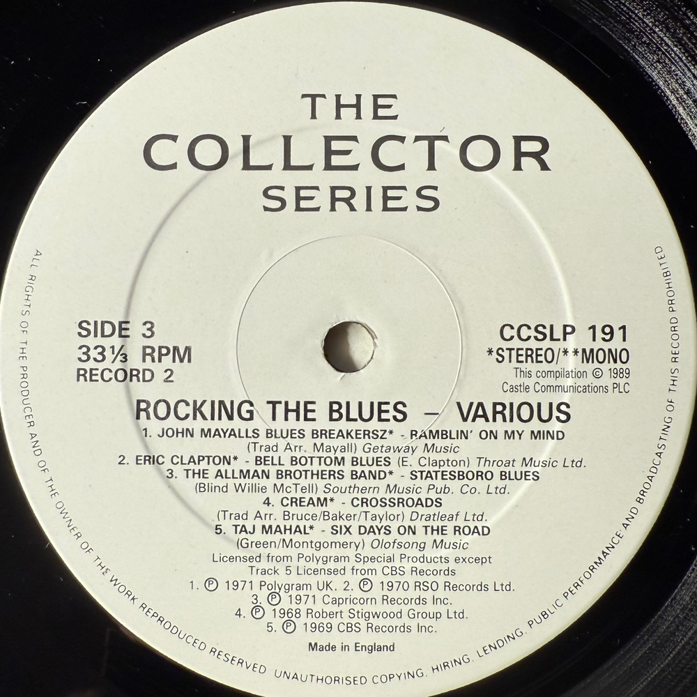 Сборник Rocking The Blues 2LP (Англия 1989г.)