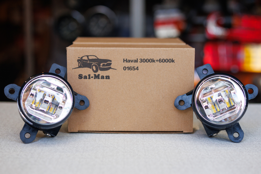 Sal-man Led ПТФ Haval Drago, F7, F7x 2 Линзы 50W 3000/6000K