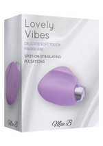 Фиолетовый вибратор Soft Touch Finger Vibe - 6.5 см. (Цвет: фиолетовый)