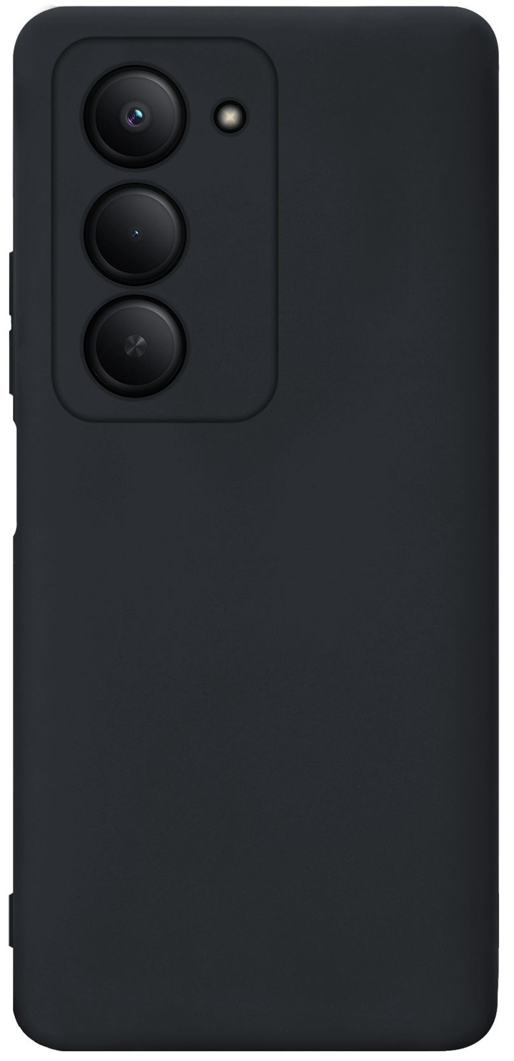 Мягкий Soft Touch чехол из силикона для XIAOMI REDMI 15 5G с бархатной подкладкой