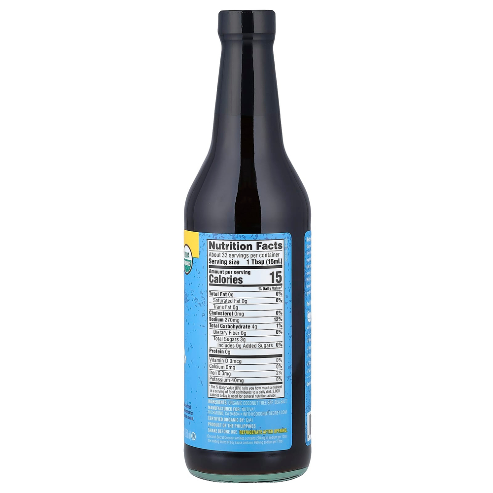 Coconut Secret, Coconut Aminos, 16.9 fl oz (500 ml)