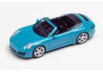 Автомобиль Porsche 911 C2 Cabrio, зелено-синий