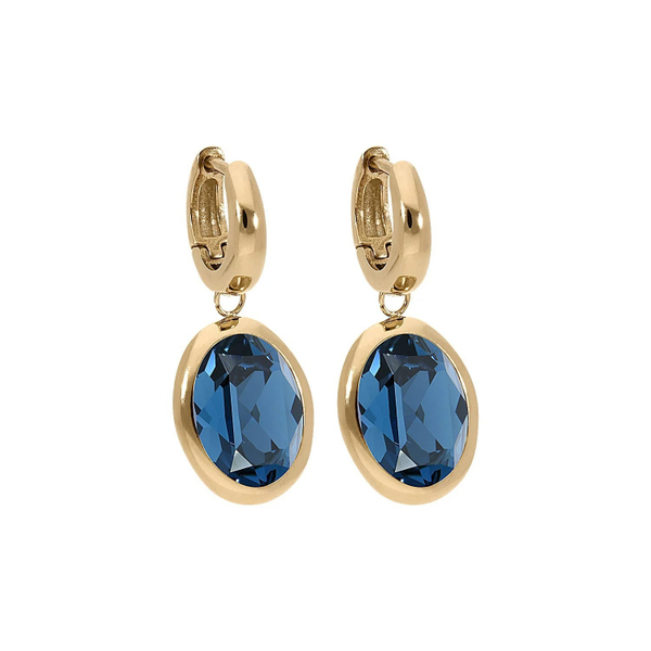 Серьги Qudo Creole TIVOLA small G montana 310513 BL/G
