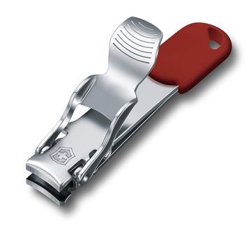 Книпсер VICTORINOX, с отверстием для шнурка, сталь, красный, в блистере