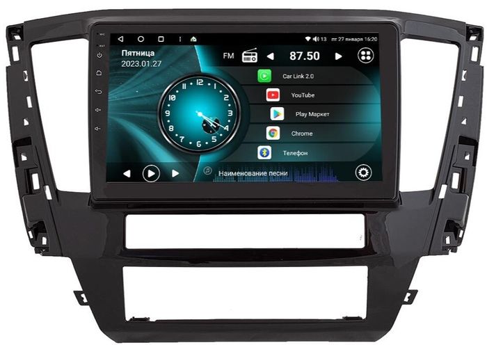 Магнитола для Mitsubishi Pajero Sport 3 2020-2024, Montero Sport (прямоугольный климат, рамка 10) - Vaycar VA47-3181 на Android 13, 4G SIM-слот