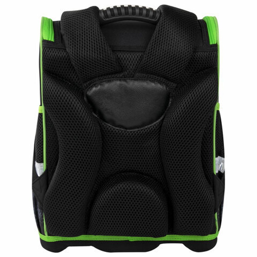 Ранец ЮНЛАНДИЯ WISE, 1 отделение, 3 кармана, устойчивое дно, "Crusher", 37x29х15 см, 271399