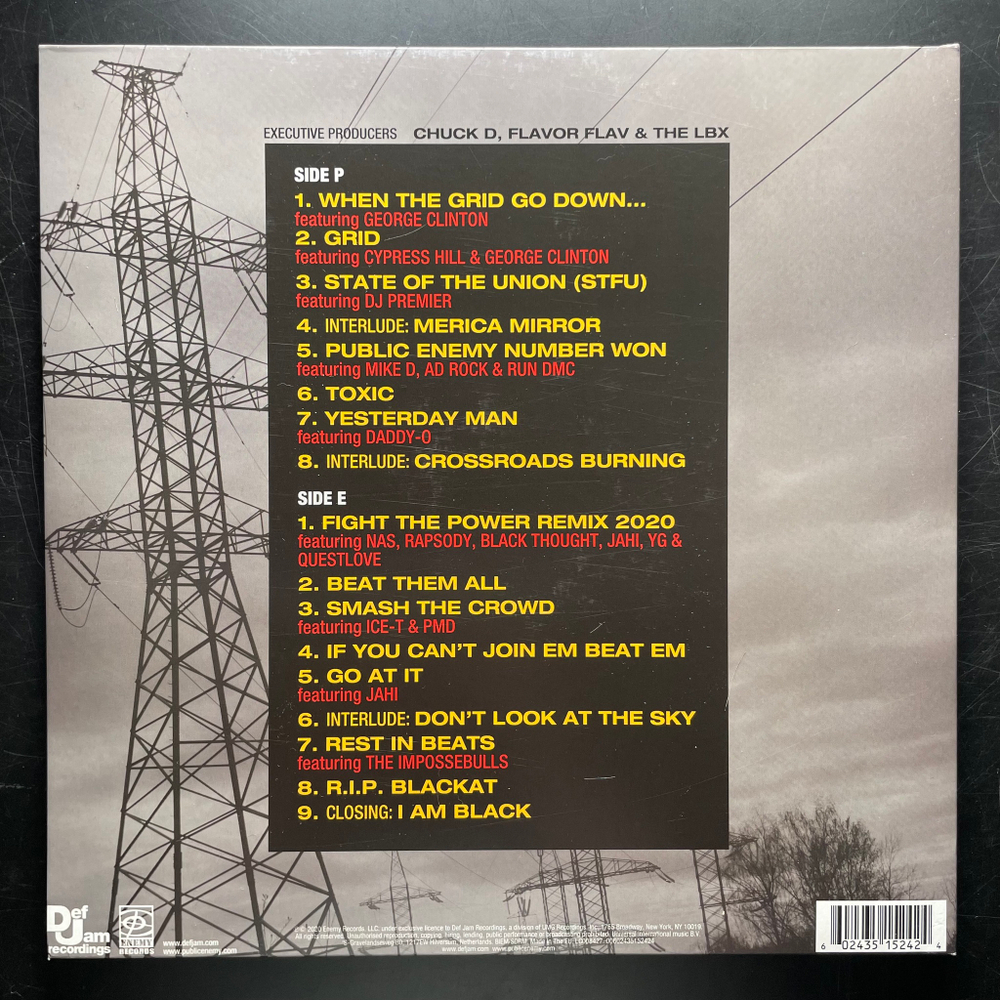 Public Enemy ‎– What You Gonna Do When The Grid Goes Down? (Европа 2020г.)