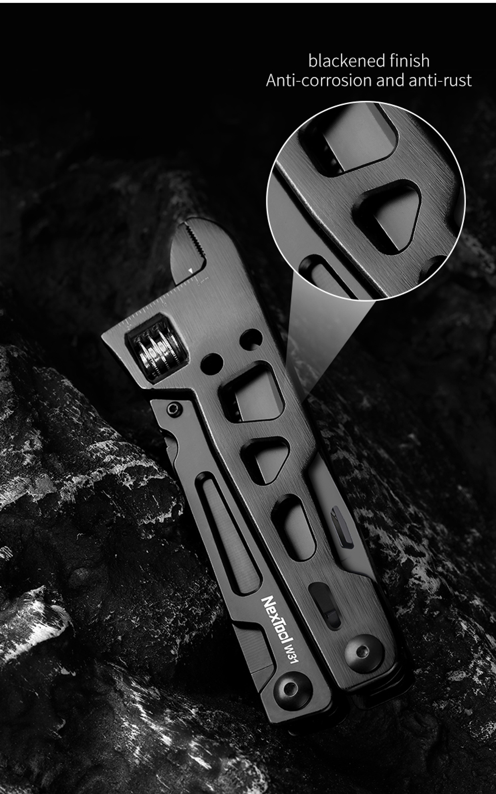 Мультитул Nextool Walker W31, черный (NE20391A)