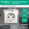 Розетка с заземлением без шторок Systeme Electric Glossa Белый GSL000143