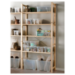 Контейнер с крышкой IKEA SAMLA (САМЛА), Прозрачный, 39x28x28 см, 22 л