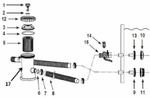 Фильтр-насос для бассейна с картриджем типа A, 2006 л/ч, 220-240V, 28604 INTEX