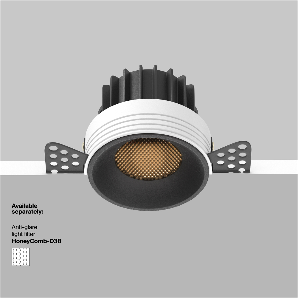 Встраиваемый светильник Technical DL058-12W3K-TRS-B