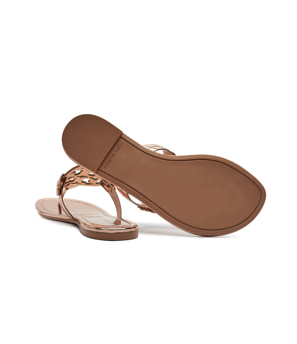 Вьетнамки MILLER TORY BURCH - розовое золото(157535)