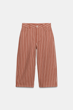 УКОРОЧЕННЫЕ БРЮКИ В ПОЛОСКУ — ZW COLLECTION — ZARA