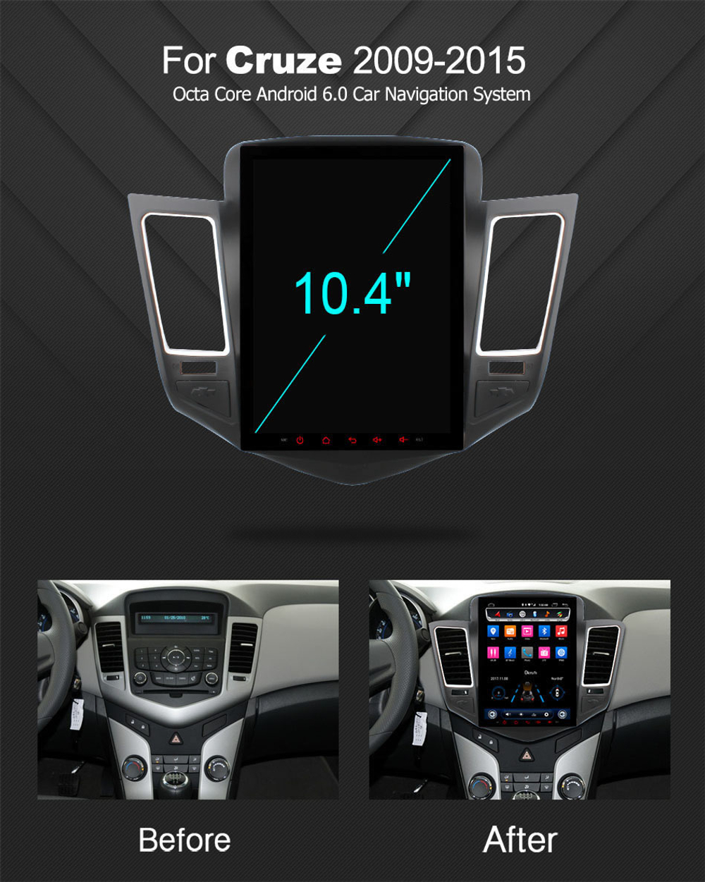 Установочный комплект для CHEVROLET Cruze 2009-2012  KUBERG OL-1229-10