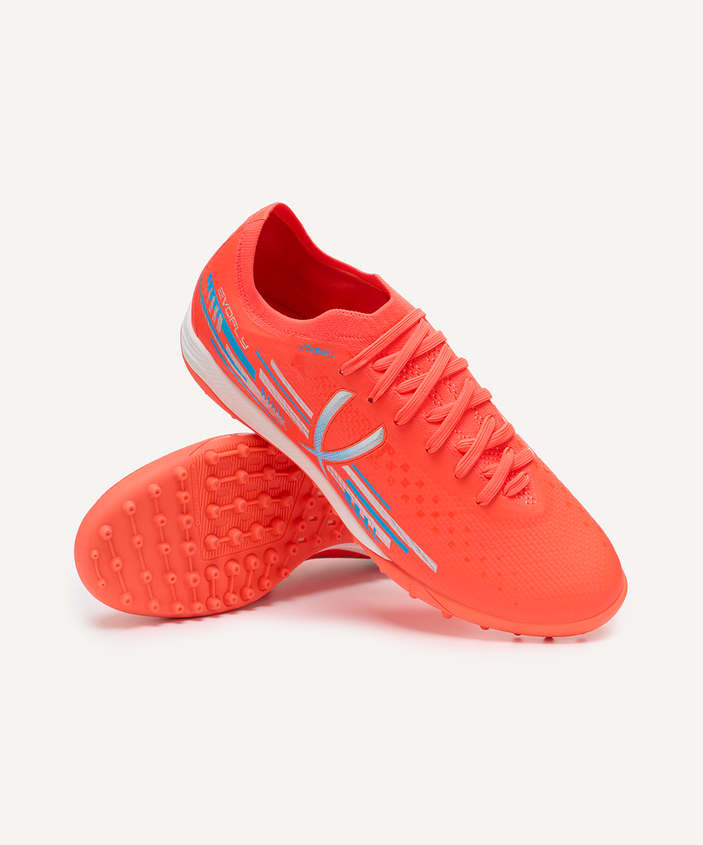 Бутсы футбольные Jogel Evofly TF PRO coral, коралловый