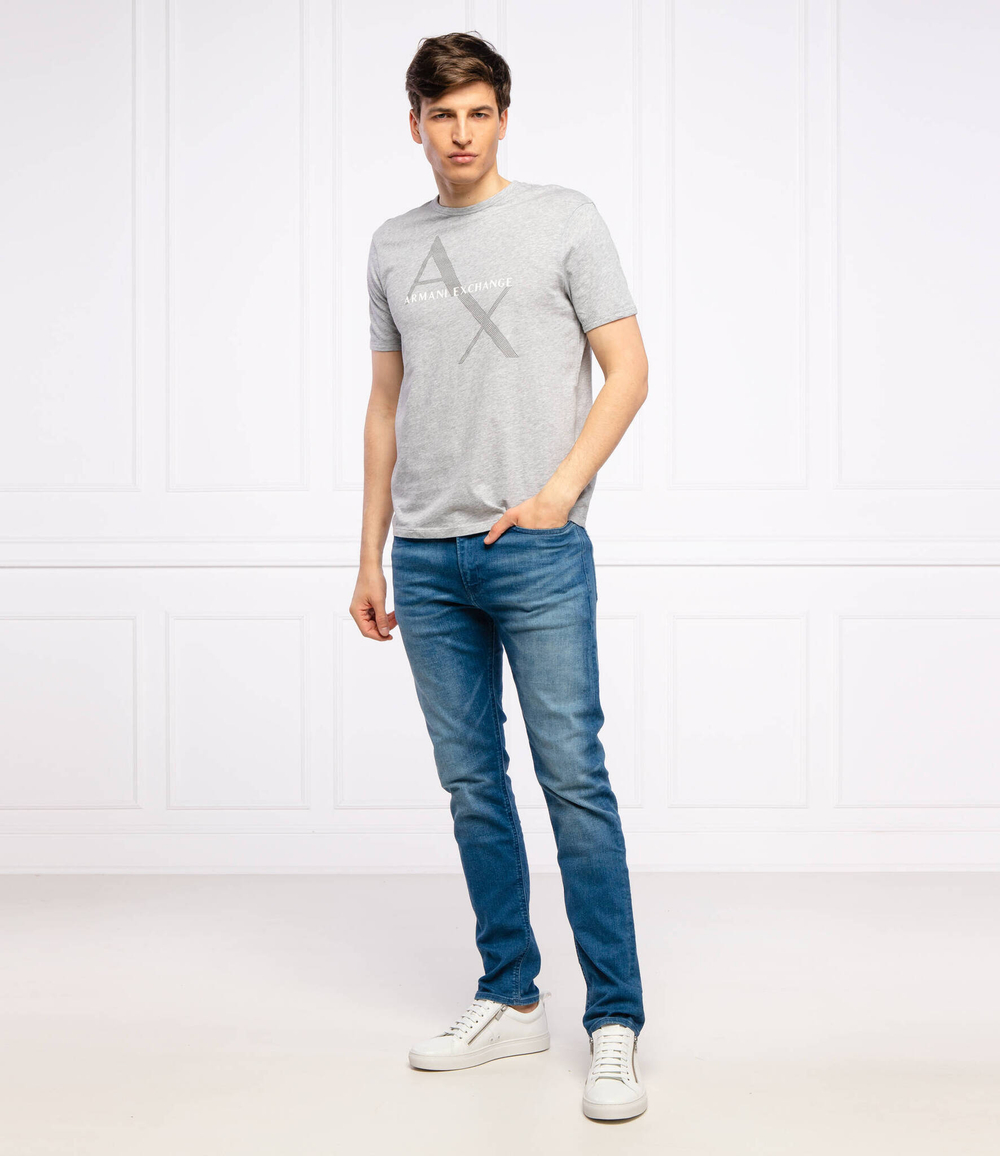 футболка Armani Exchange - пепельный(8NZT76 Z8H4Z)