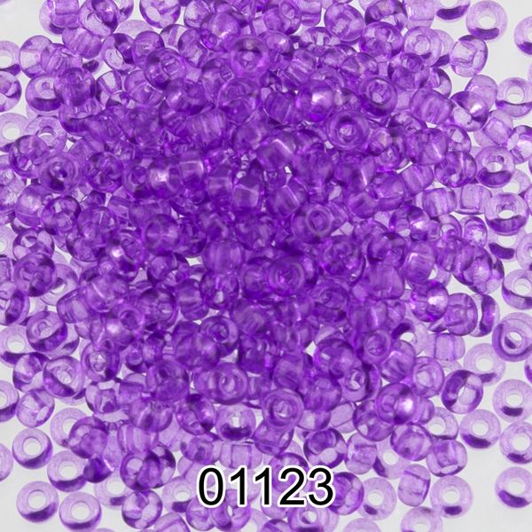 Бисер Preciosa 10/0 (2.3 мм), 500 г, 01123 (Ф329) т.фиолетовый