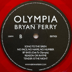 Bryan Ferry / Olympia (Limited Edition)(Coloured Vinyl)(LP)