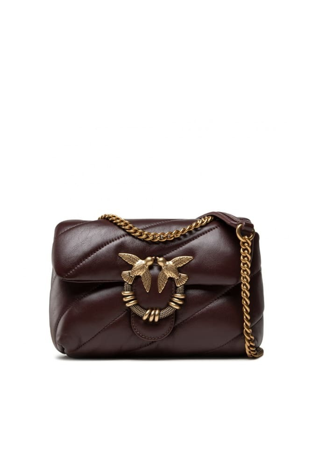 MINI LOVE BAG PUFF MAXI QUILT JEWEL – bordeaux
