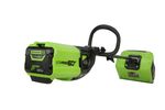 Аккумуляторная снегоуборочная лопата Greenworks GD60SS30K2,2602607UA, 60v, 30 см, АКБ 2 А·ч и ЗУ