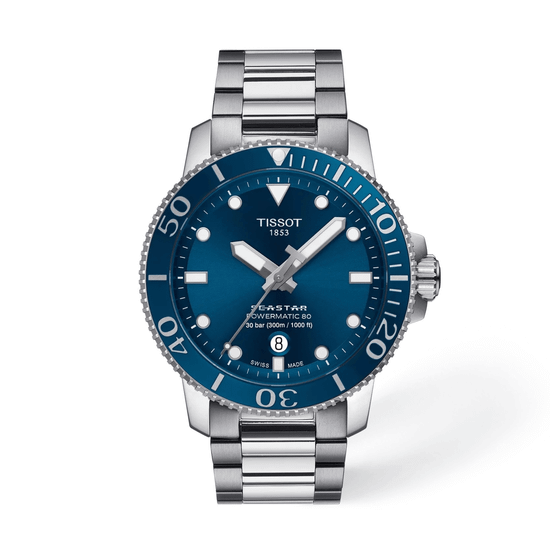 Tissot T120.407.11.041.03KZ мужские автоматические часы Tissot Seastar 660/1000 Powermatic 80
