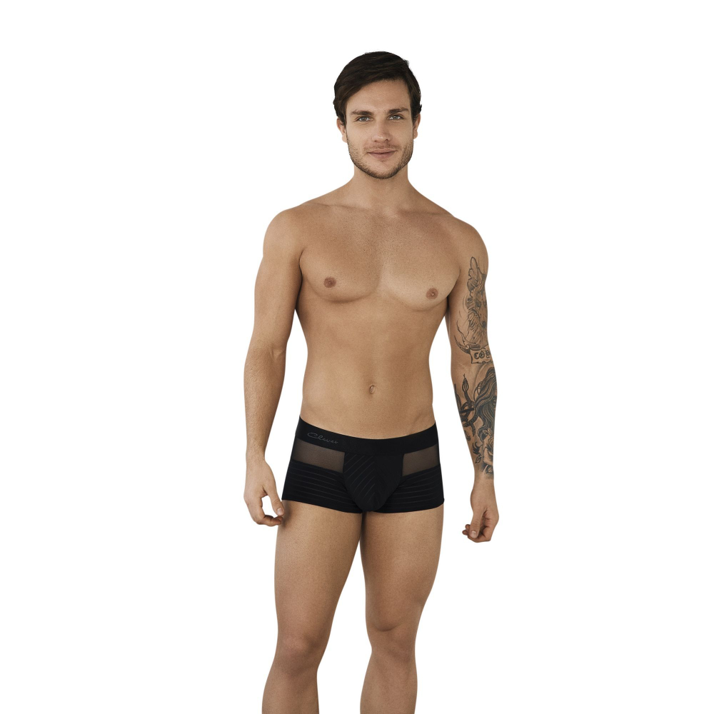 Черные мужские трусы-хипсы с сетчатыми вставками Eden Latin Boxer (Размер: L) (Цвет: черный)