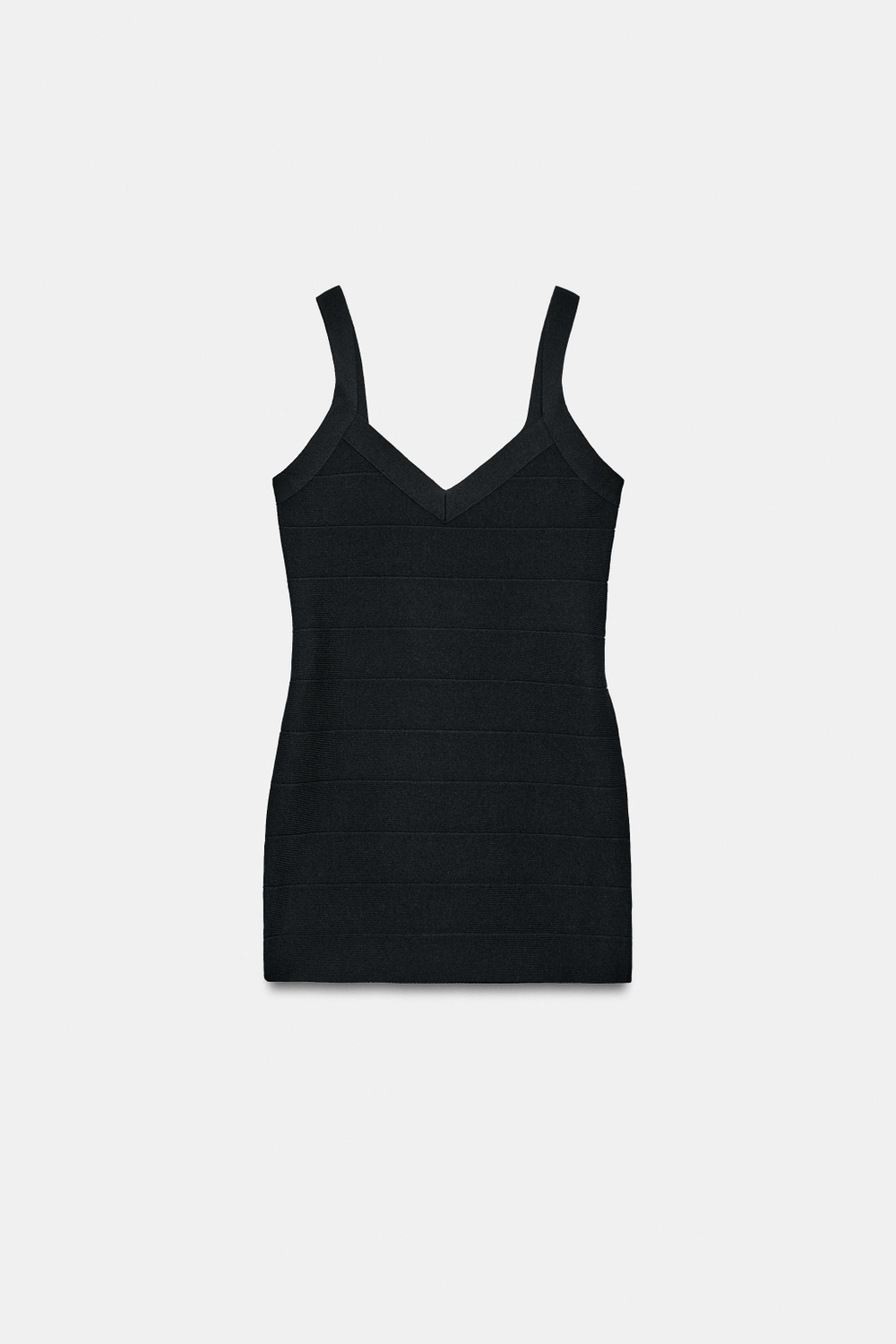 ЭЛАСТИЧНОЕ МИНИ-ПЛАТЬЕ С ЛЕНТАМИ — ZARA