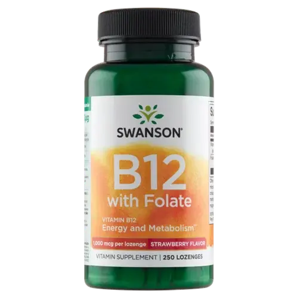 Swanson Vitamin B12 Lozenges - 250 таблеток