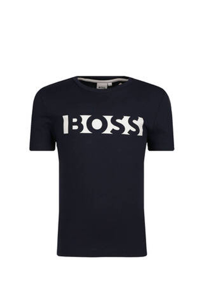 футболка BOSS Kidswear - темно-синий(J25N32)