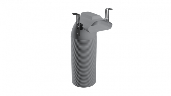 Flexag PPP/125/1xAT пленум вентиляционный потолочный, D125, на 1 выход AT