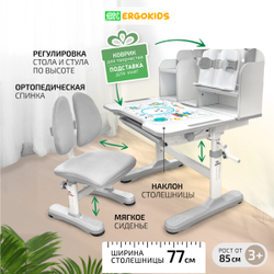 Детский стол и стул Ergokids Panda BD-28