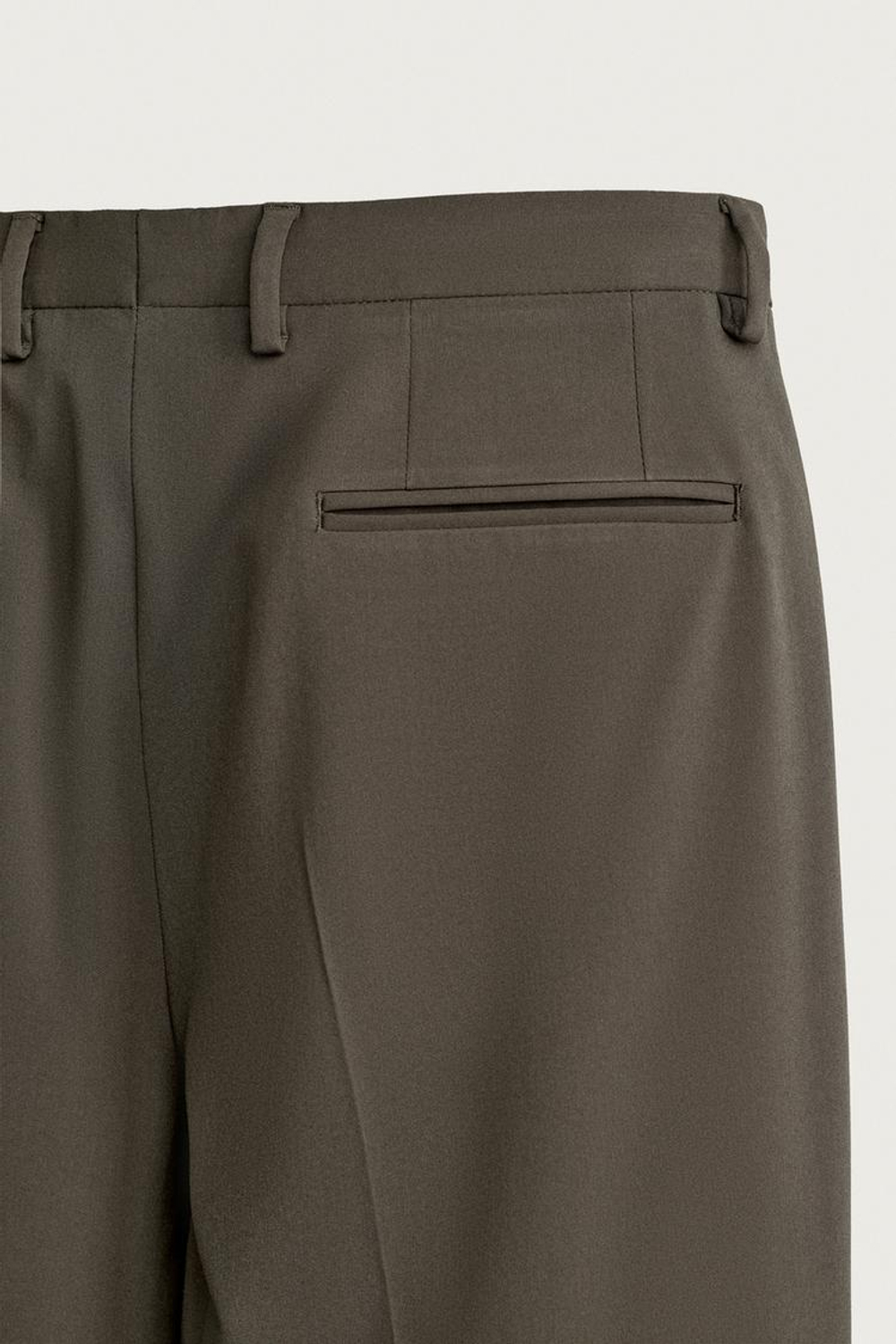 ZARA КОСТЮМНЫЕ БРЮКИ COMFORT, ШОКОЛАДНЫЙ