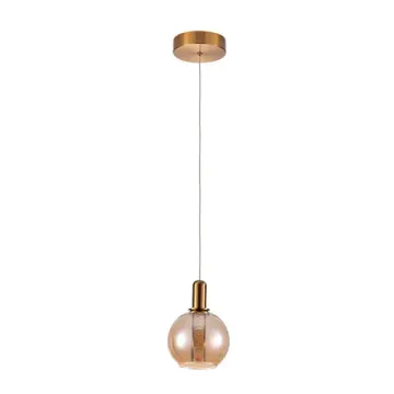 Подвесной светильник 4W 4000K A1023SP-1PB медный/янтарный Valley Arte Lamp