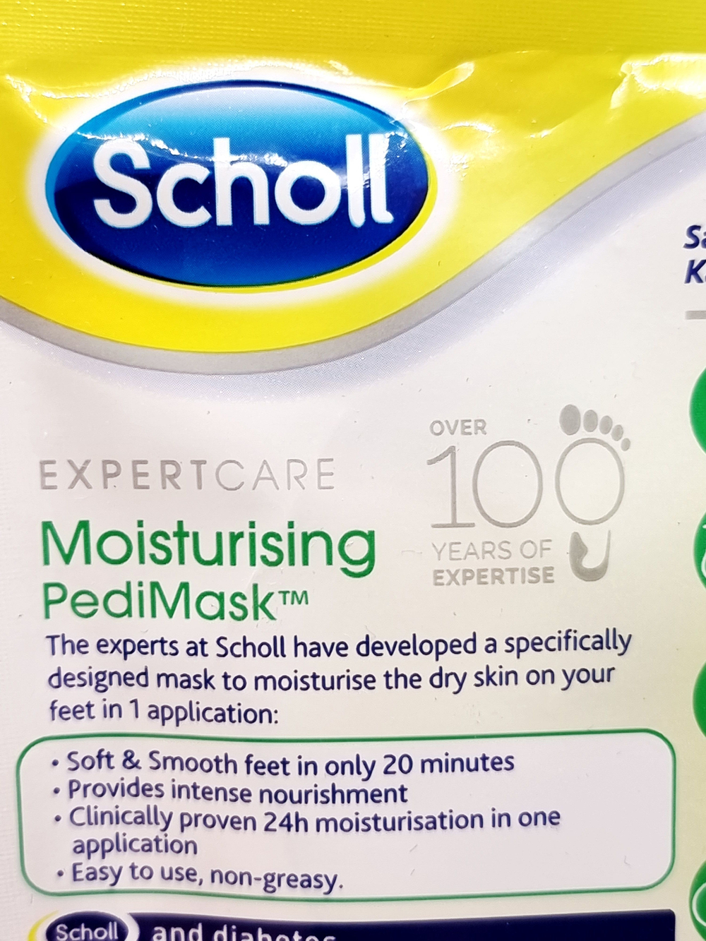 Scholl Маска для ног 20-минутная увлажняющая с Алоэ Вера (из Финляндии)