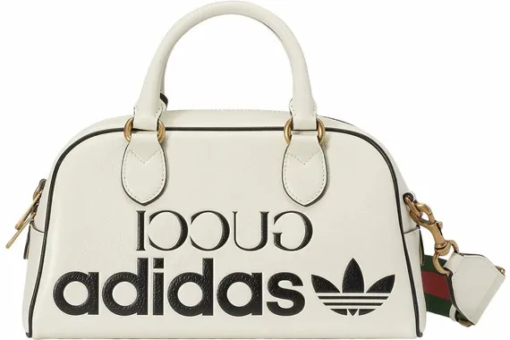 Миниатюрная сумка-дафл Adidas X Gucci белый