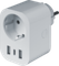 Разветвитель Navigator 2USB+1Type-C Wi-Fi с заземлением 38544