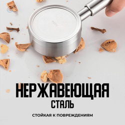 Лейка для душа из нержавеющей стали, водосберегающая массажная насадка с режимом тропического дождя, серебристая