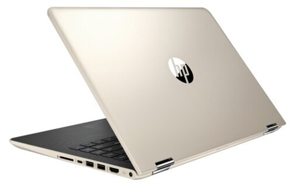 Ноутбук-трансформер HP Pavilion x360 Convertible 14-ba047ur (2GF88EA) 14"/Intel Pentium Gold 4415U/RAM 4GB/HDD 500GB/Intel HD Graphics/1920*1080/IPS/Windows 11/Подсветка кл-ры: нет/золотой. Состояние: B1