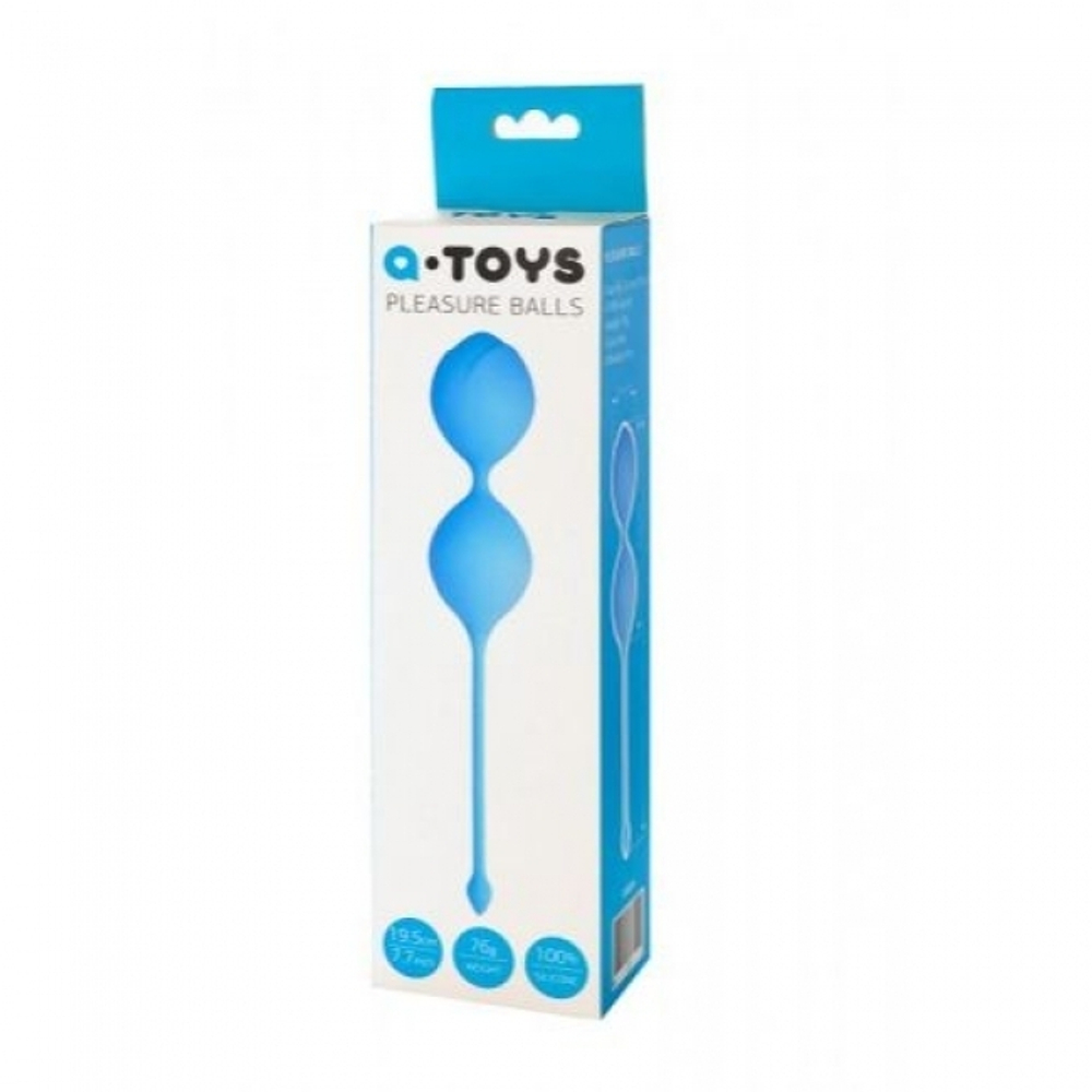 Вагинальные шарики голубые TOYFA A-TOYS (Цвет: голубой)