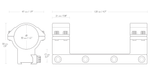 Кронштейн с кольцами D=30мм, BH=17мм, Hawke на планку 9-11мм (арт: 22111), Hawke